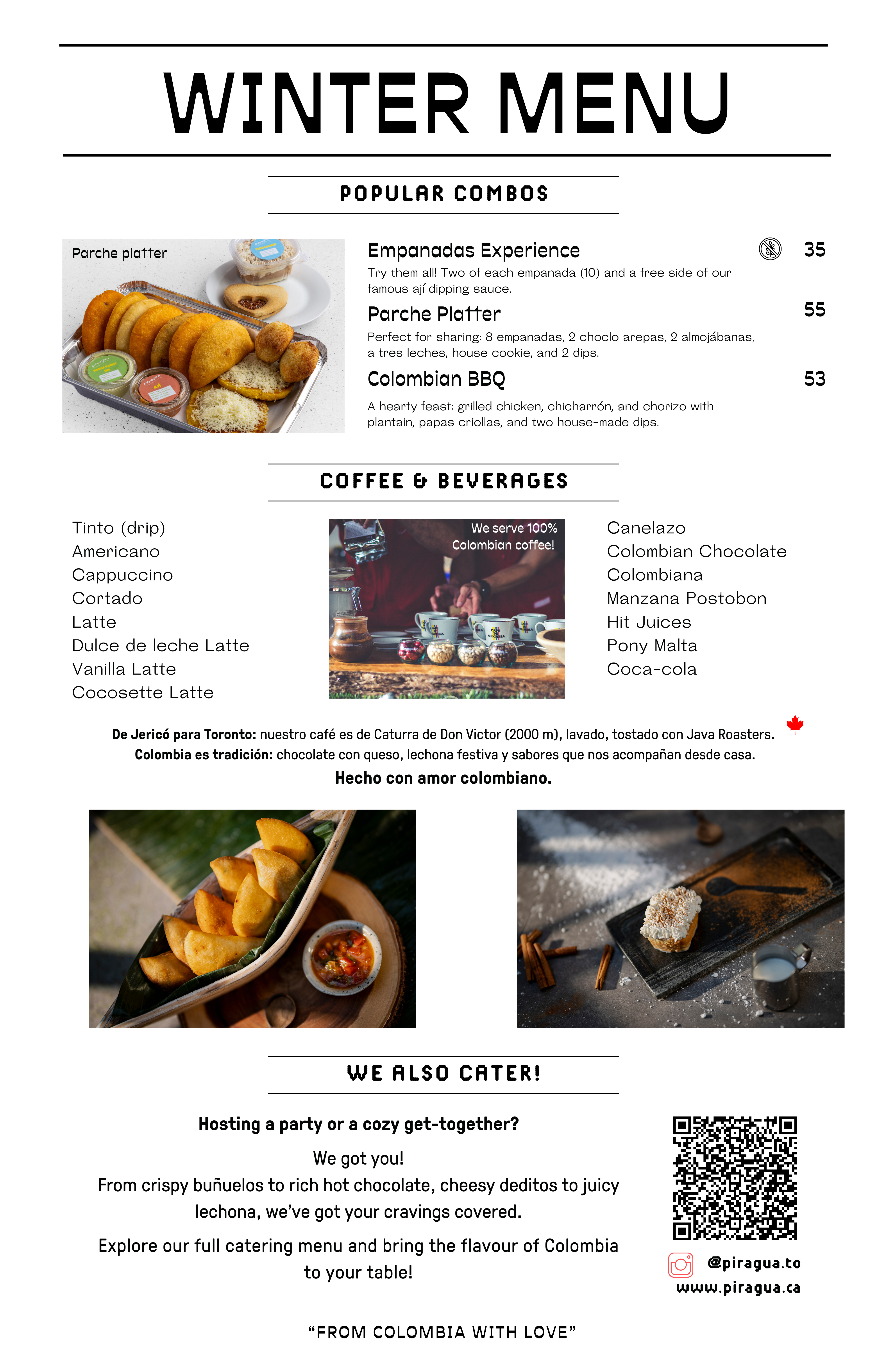 Piragua Winter Menu - Page 2
